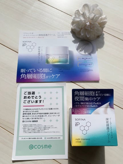 ソフィーナ iP ゴールデンタイムリペア 深夜浸透クリーム/SOFINA iP/フェイスクリームを使ったクチコミ(4枚目)