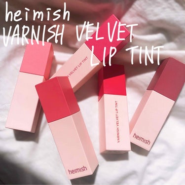 heimish バーニッシュベルベットリップティントのクチコミ「🌷heimish VARNISH VELVET LIP TINT🌷
*
good point
.....」（1枚目）