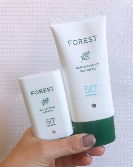 ウォータリーエッセンスUVクリーム/FoRest by Greenfinger/日焼け止めクリームを使ったクチコミ(1枚目)