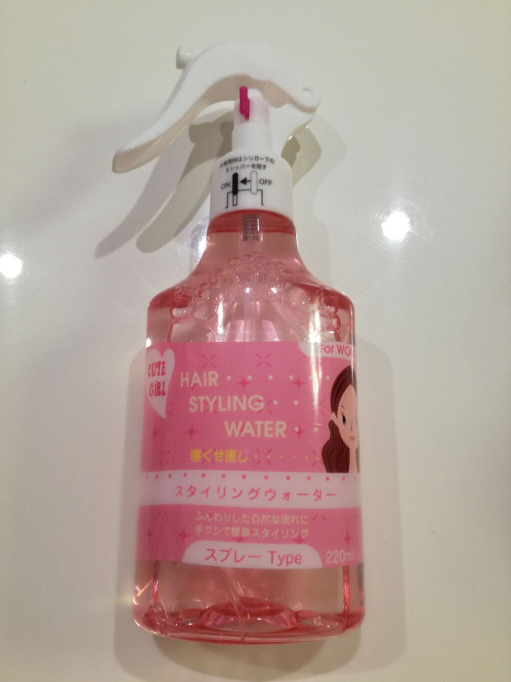 ヘアースタイリングウォーター/セリア/ヘアミストを使ったクチコミ(2枚目)