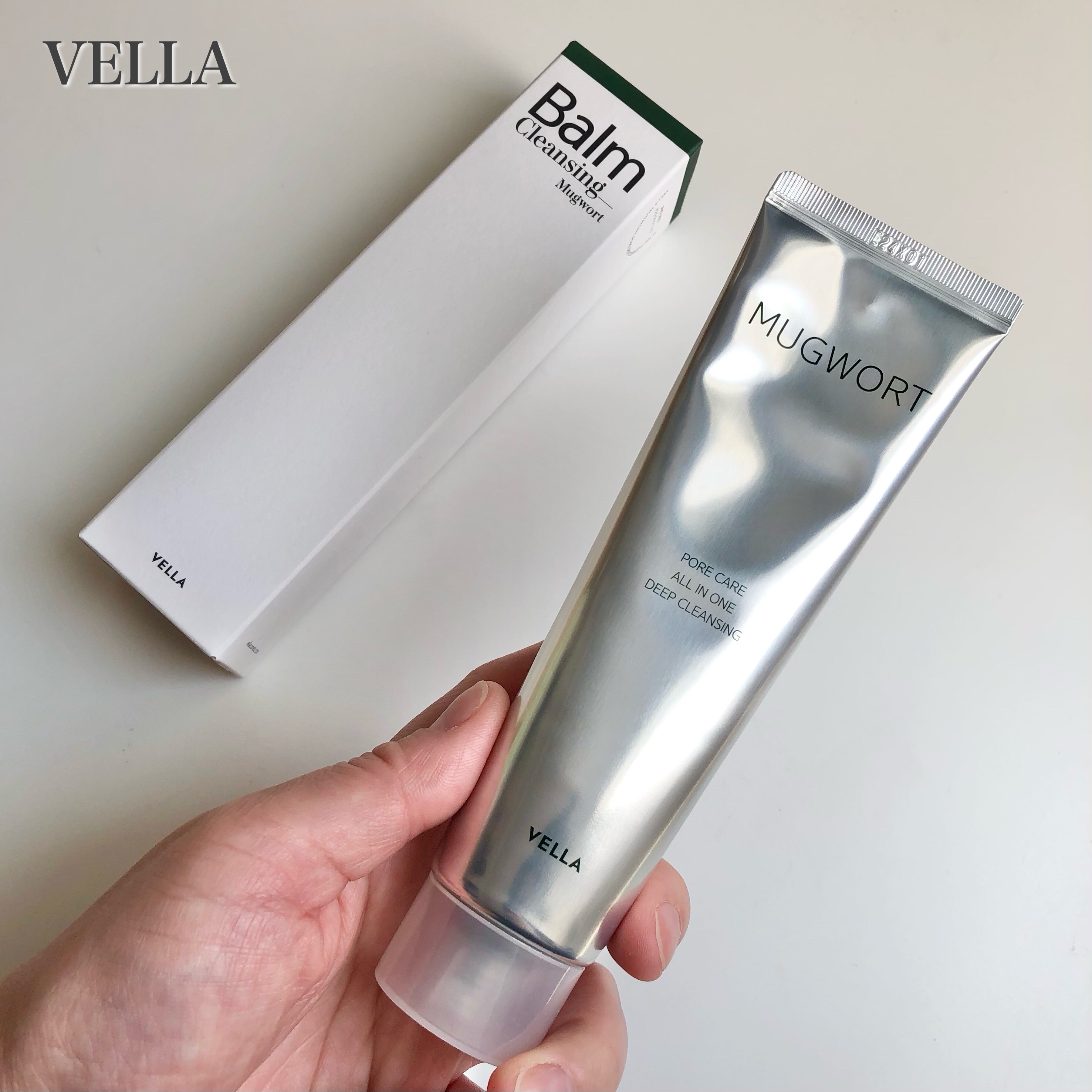 MUGWORT PORE CARE ALL IN ONE DEEP CLEANSING/VELLA/クレンジングバームを使ったクチコミ（1枚目）