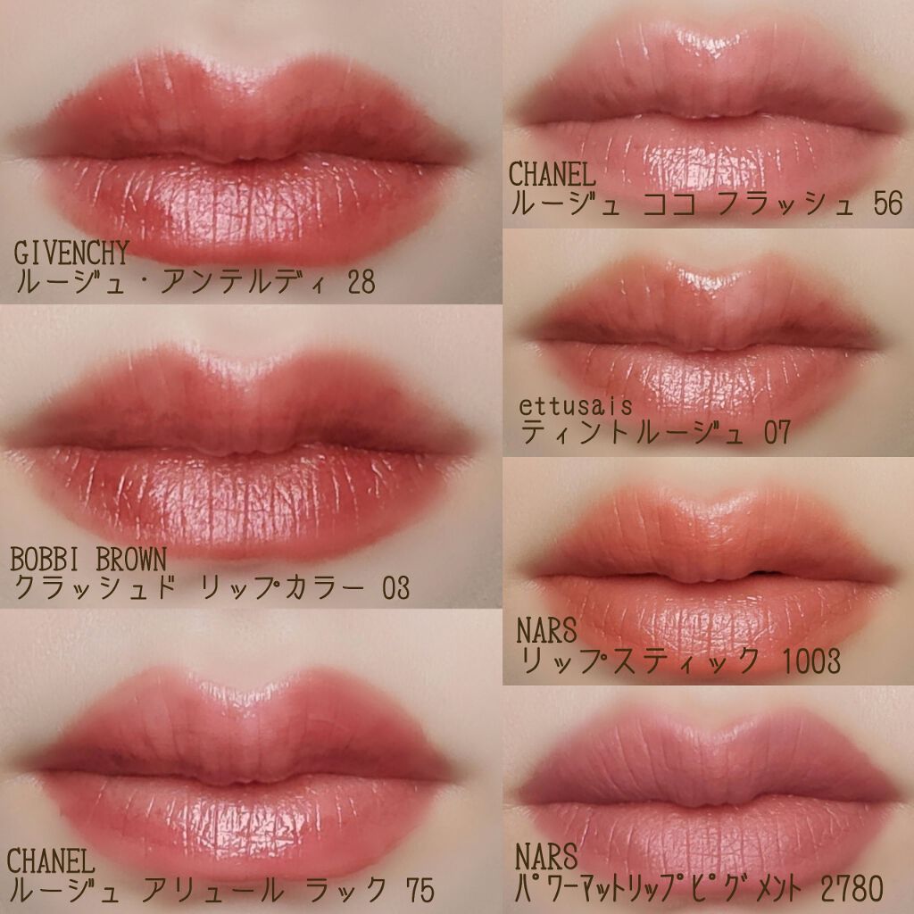 あなたはどっち派?NARS・CHANELの口紅を徹底比較!「気付いたら割と