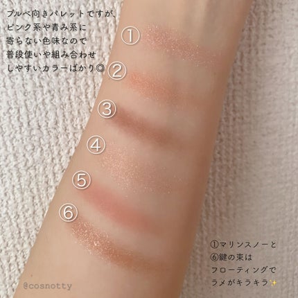 ナイストゥミーチュートランク/MAJOLICA MAJORCA/アイシャドウパレットを使ったクチコミ(4枚目)