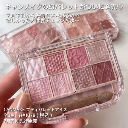 プティパレットアイズ/キャンメイク/パウダーアイシャドウを使ったクチコミ(2枚目)