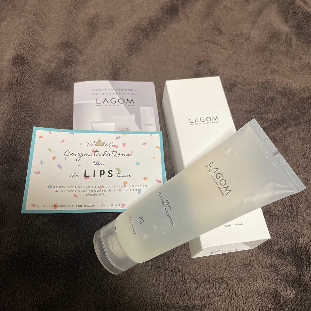 ラゴム ジェルトゥウォーター クレンザー(朝用洗顔)/LAGOM /その他洗顔料を使ったクチコミ(1枚目)