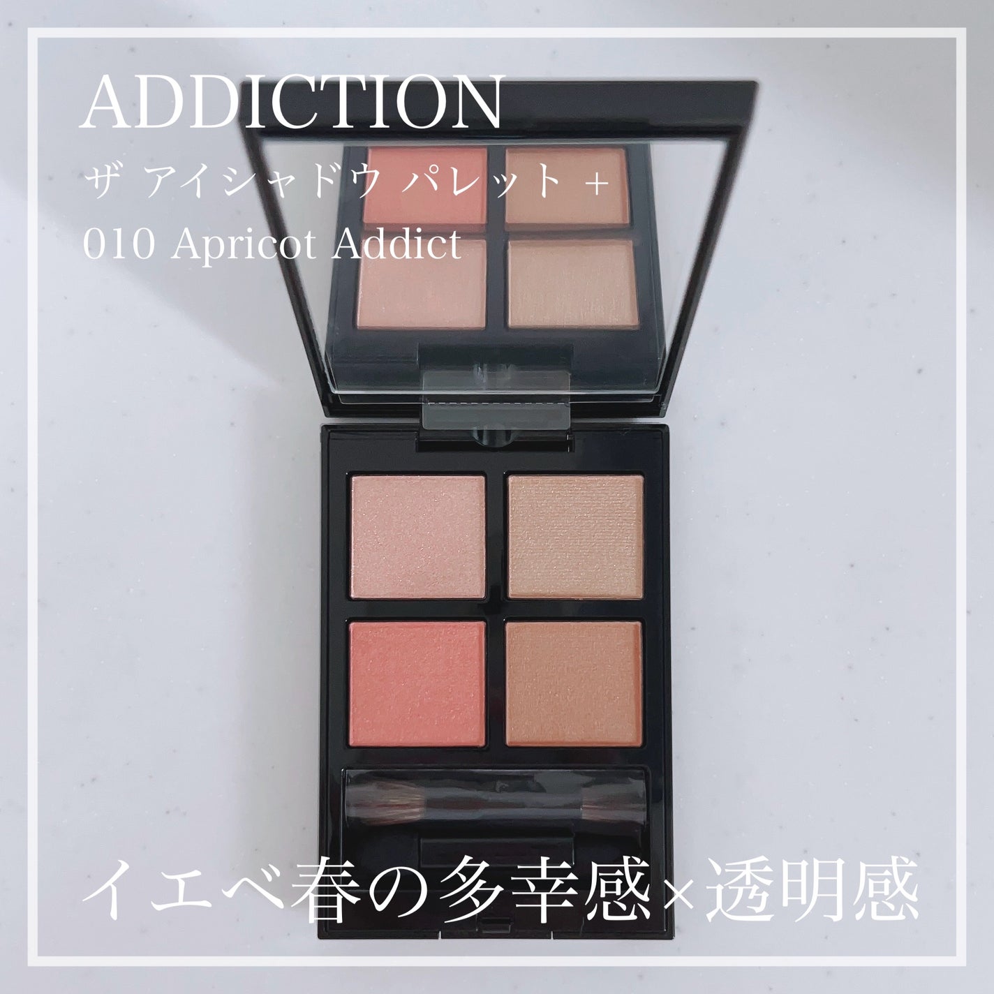 アディクション ザ アイシャドウ パレット +/ADDICTION/アイシャドウパレットを使ったクチコミ(1枚目)
