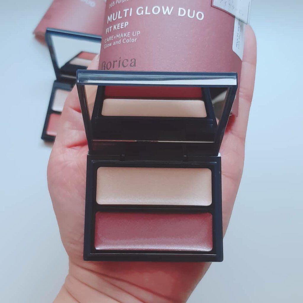 セラムマルチグロウデュオ/Borica/クリームハイライトを使ったクチコミ(5枚目)