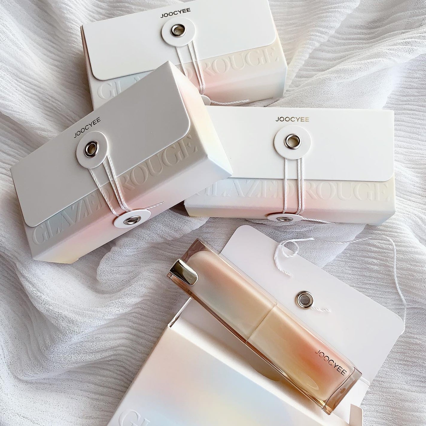 夏禅シリーズ 水光シアーリップスティック/Joocyee/口紅を使ったクチコミ(4枚目)