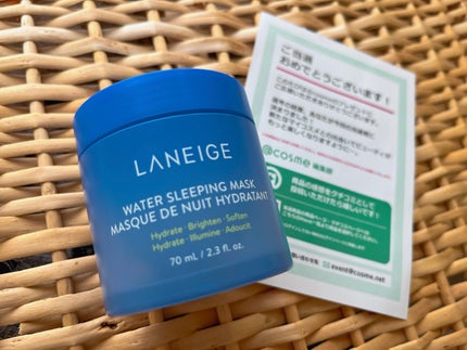 ウォータースリーピングマスク/LANEIGE/フェイスクリームを使ったクチコミ(1枚目)