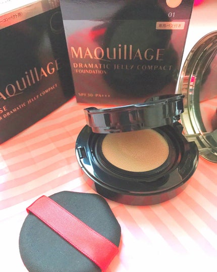 ドラマティックジェリーコンパクト/マキアージュ/クッションファンデーションを使ったクチコミ(2枚目)