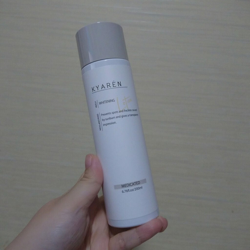 薬用美白化粧水/KYAREN/化粧水を使ったクチコミ(1枚目)