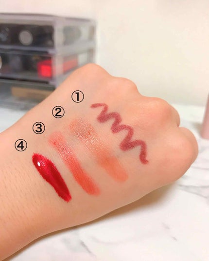 ステイオンバームルージュ/キャンメイク/口紅を使ったクチコミ(2枚目)