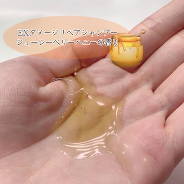 Creamy EXダメージリペアシャンプー1.0/ヘアトリートメント2.0/&honey/シャンプー・コンディショナーを使ったクチコミ（2枚目）