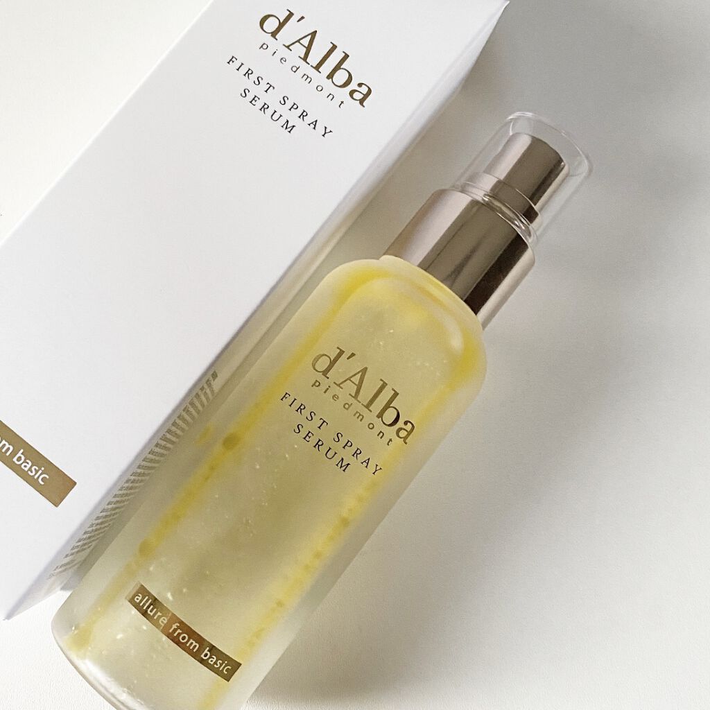 ダルバ ホワイトトリュフファーストスプレーセラム/ダルバ/ミスト状化粧水を使ったクチコミ（1枚目）