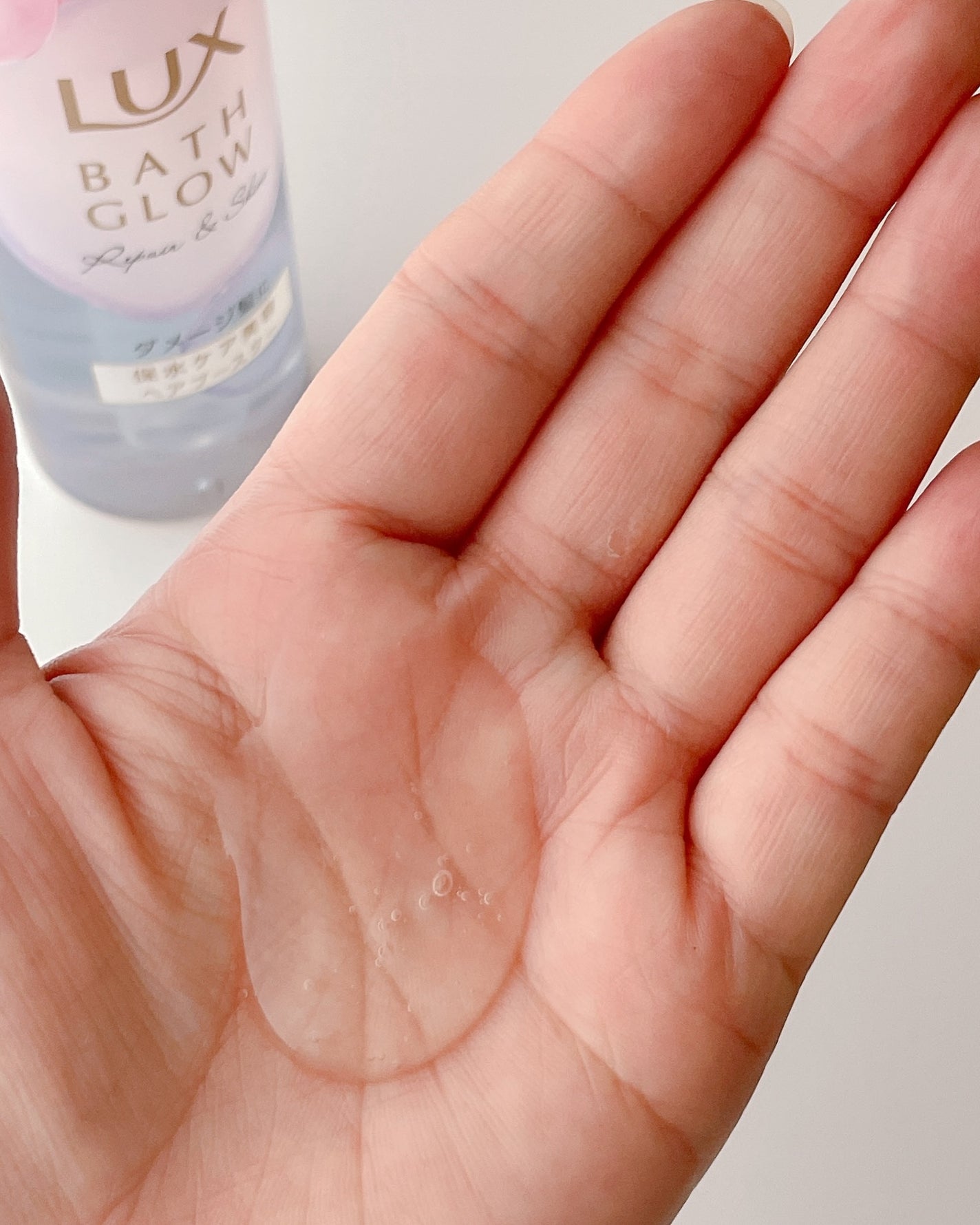 ラックス バスグロウ ストレート&シャイン ヘアブースター/LUX/ヘアミストを使ったクチコミ(7枚目)