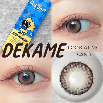 DEKAME/èã®ã¬ã³ãº/ã«ã©ãŒã³ã³ã¿ã¯ãã¬ã³ãºã䜿ã£ãã¯ãã³ãïŒ1æç®ïŒ