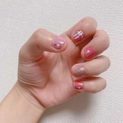 ジェルネイル(ライト対応)/セリア/ジェルネイルを使ったクチコミ(1枚目)