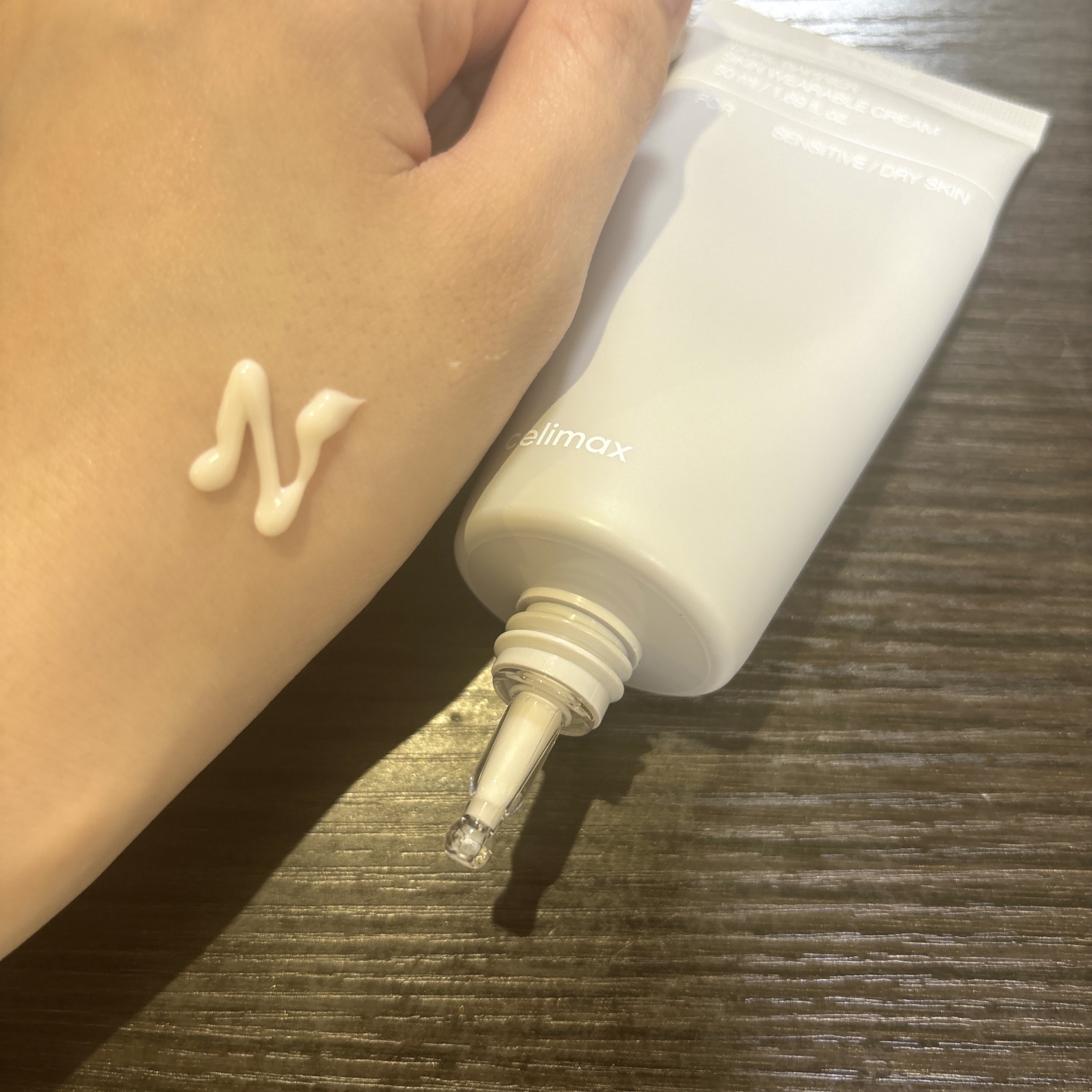 デュアルバリアスキンウェアラブルクリーム/celimax/フェイスクリームを使ったクチコミ（2枚目）