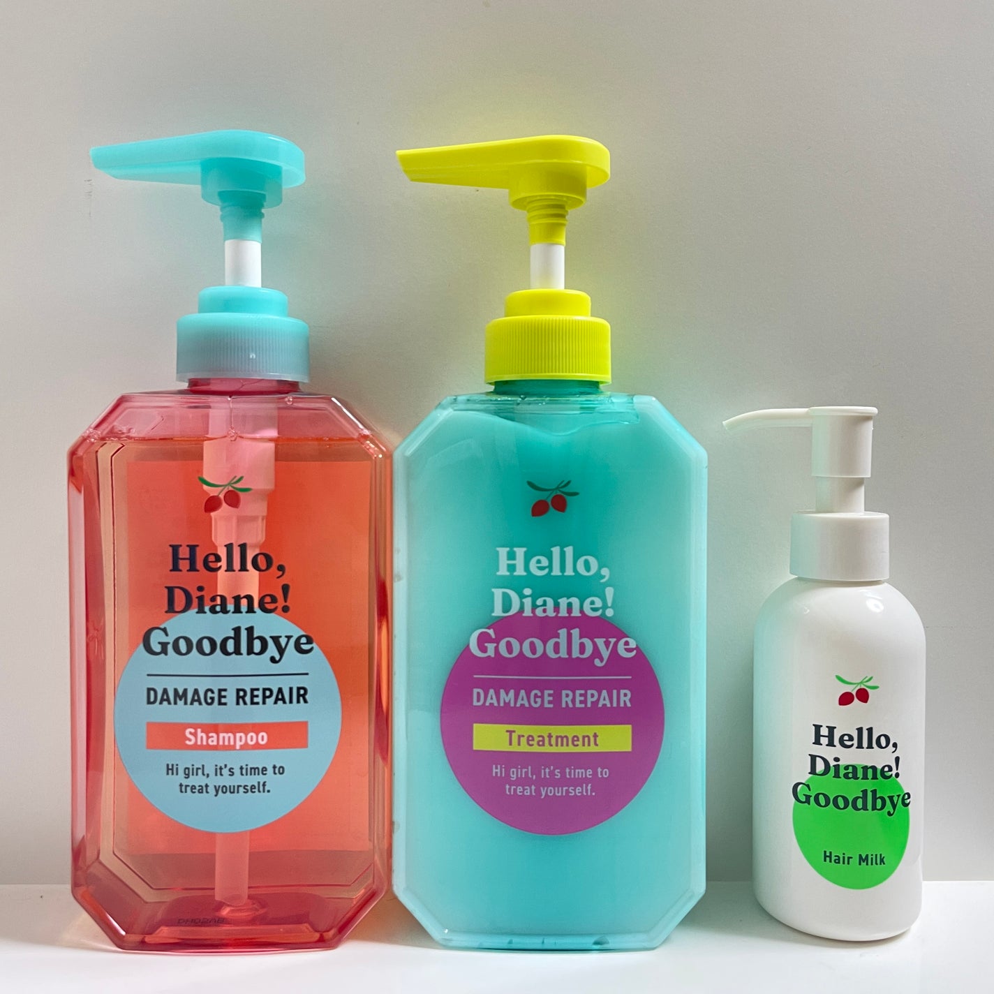 ハローダイアン グッバイ ダメージリペア シャンプー/トリートメント/ダイアン/市販シャンプーを使ったクチコミ(1枚目)