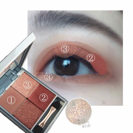 マイアイシャドウ グリッター/innisfree/単色アイシャドウを使ったクチコミ(2枚目)