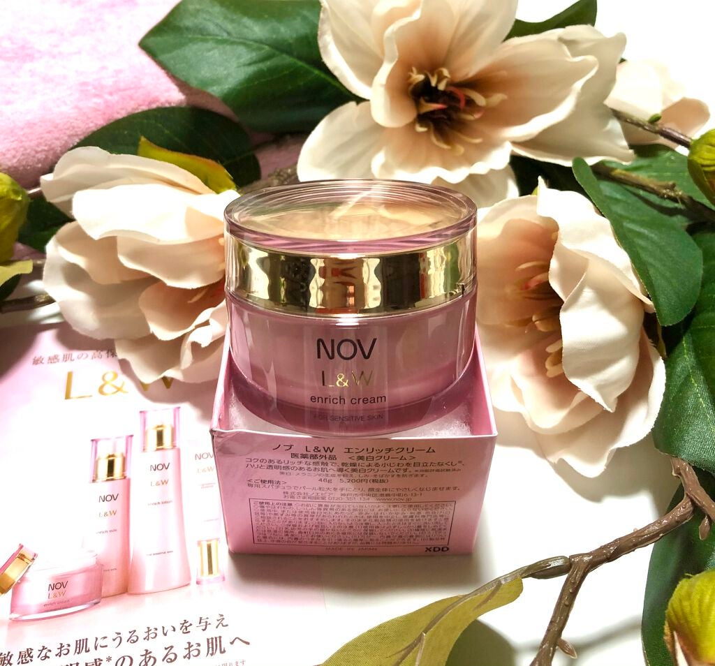 L&W エンリッチクリーム/NOV/フェイスクリームを使ったクチコミ(1枚目)