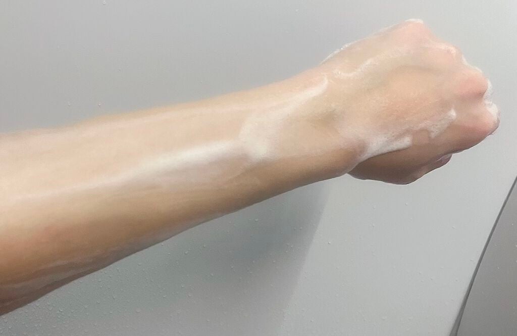 泡で出てくる ミルキィボディソープ やさしいせっけんの香り/ミルキィ/ボディソープを使ったクチコミ(3枚目)