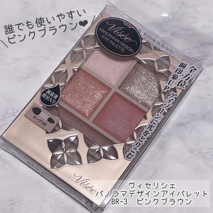 パノラマデザイン アイパレット/Visée/アイシャドウパレットを使ったクチコミ(2枚目)