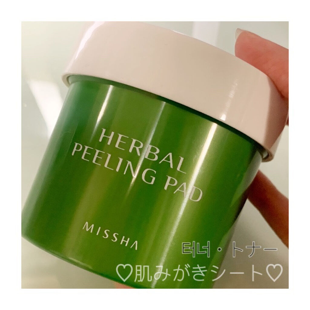 ハーバル ピーリング パッド/MISSHA/トナーパッドを使ったクチコミ（1枚目）