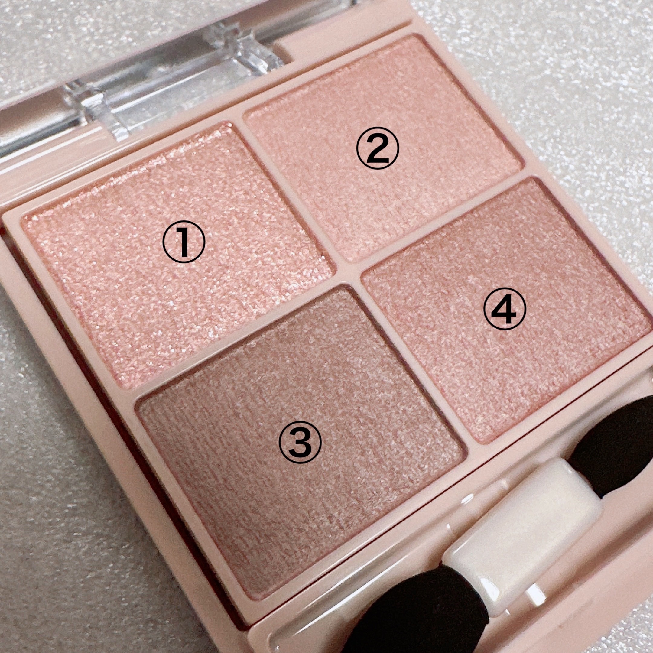 シルキースフレアイズ（マットタイプ）/キャンメイク/アイシャドウパレットを使ったクチコミ（2枚目）