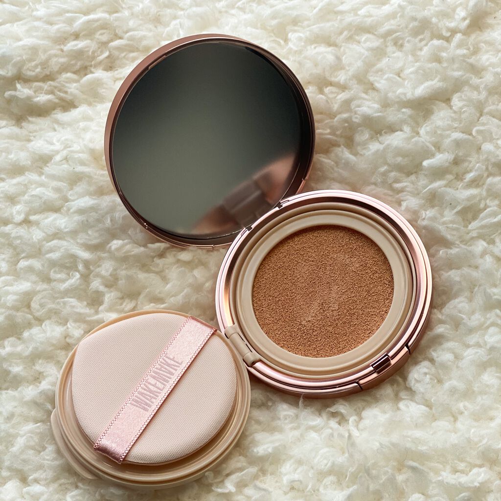 コンシール グロウ クッション/wakemake/クッションファンデーションを使ったクチコミ（2枚目）