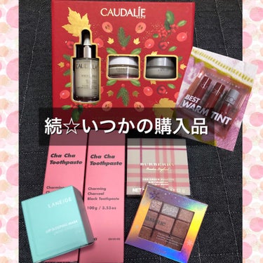 記録用にφ(ﾟ▽ﾟ*)ﾒﾓﾒﾓ(*ﾟ▽ﾟ)ﾉ□ﾍﾟﾀｯ

🍭LOOK FANTASTIC
ブラックフライデー購入品

☆コーダリー ホワイトニングset
☆バーバリー チーク

🍭Qoo10購入品

☆