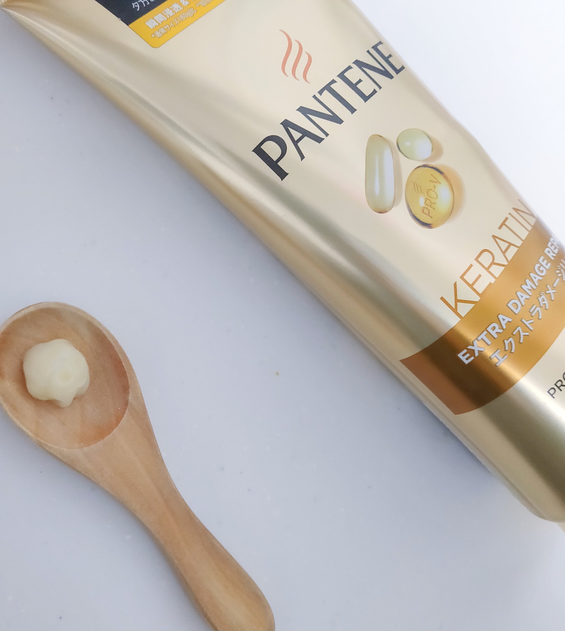 エクストラダメージリペア 洗い流すトリートメント 300g/パンテーン/洗い流すヘアトリートメントを使ったクチコミ（2枚目）