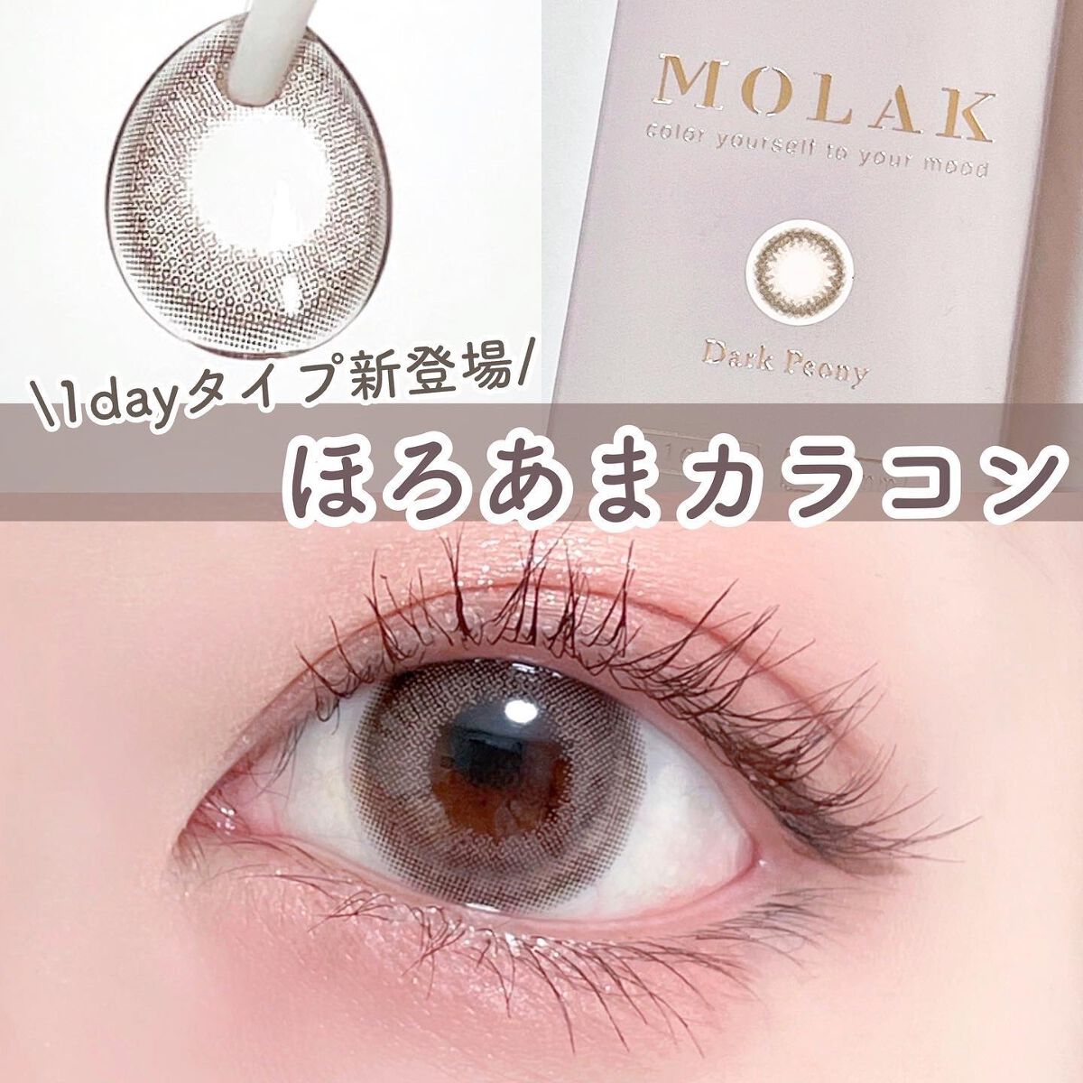 MOLAK 1day/MOLAK/ワンデー(1DAY)カラコンを使ったクチコミ(1枚目)