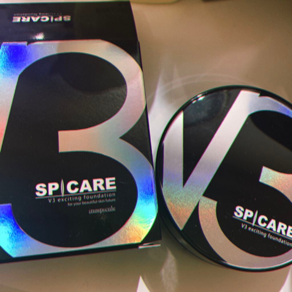 V3 エキサイティングファンデーション/SPICARE/クッションファンデーションを使ったクチコミ(1枚目)