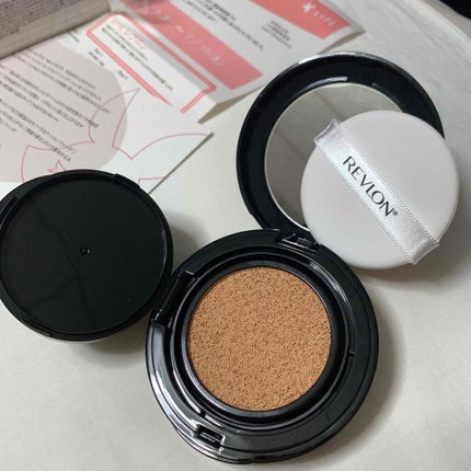 カラーステイ クッション ロングウェア ファンデーション/REVLON/クッションファンデーションを使ったクチコミ(2枚目)