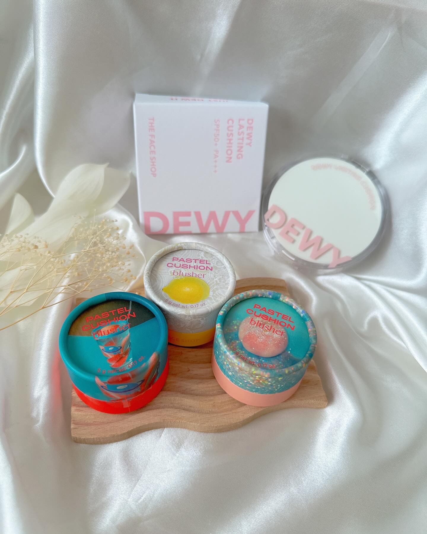 パステルクッションブラッシャー/THE FACE SHOP/パウダーチークを使ったクチコミ（2枚目）