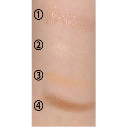 ベージュトーンアイシャドウ/CEZANNE/アイシャドウパレットを使ったクチコミ(3枚目)