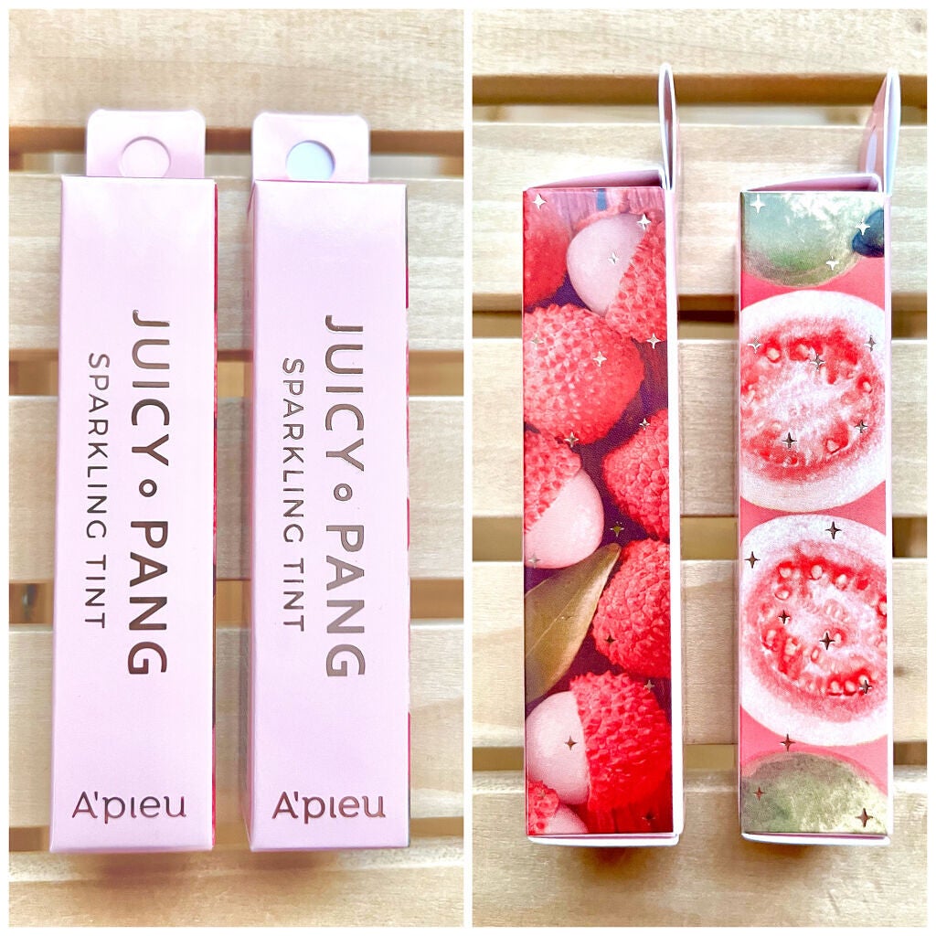 アピュー ジューシーパン スパークリングティント/A’pieu/口紅を使ったクチコミ(4枚目)