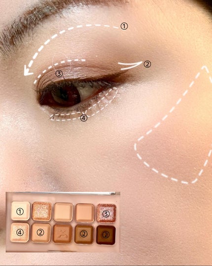 ムードキーボード/lilybyred/アイシャドウパレットを使ったクチコミ(4枚目)