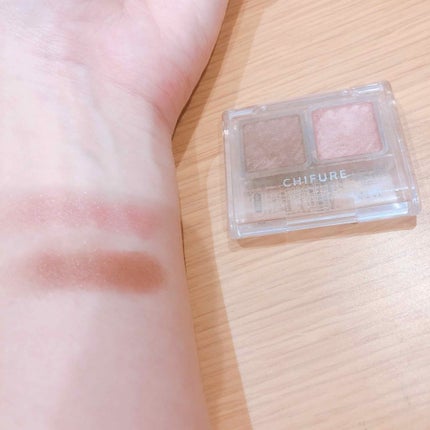 アイ カラー(チップ付)/ちふれ/アイシャドウパレットを使ったクチコミ(2枚目)