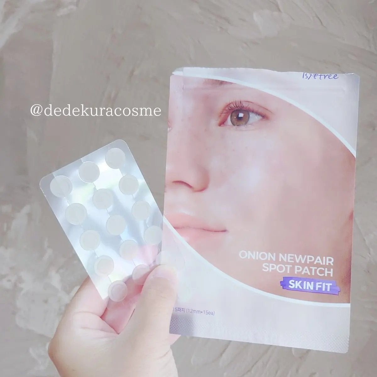 オニオン ニューペア スポットパッチ ベーシック/Isntree/にきびパッチを使ったクチコミ(3枚目)