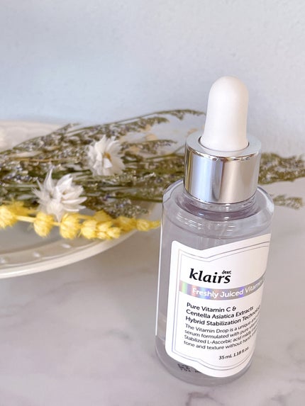 フレッシュリージュースドビタミンドロップ(35ml)/Klairs/美容液を使ったクチコミ(5枚目)