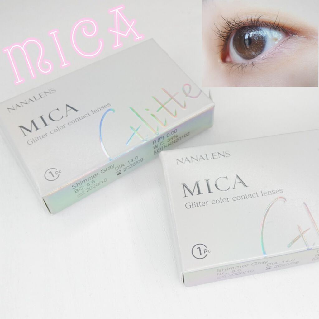 MICA.3month/NANA LENS/カラーコンタクトレンズを使ったクチコミ(1枚目)