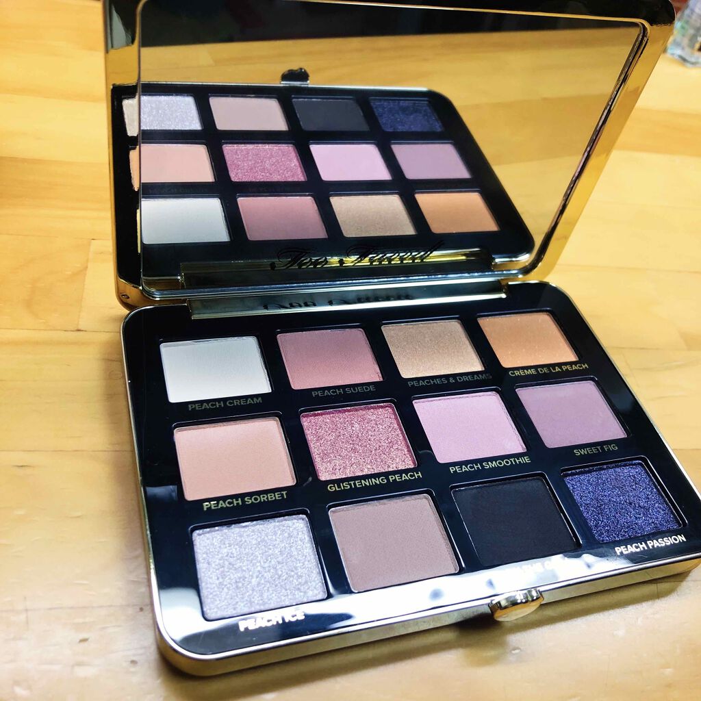 ホワイトピーチ マルチダイメンショナルアイシャドウパレット/Too Faced/アイシャドウパレットを使ったクチコミ(1枚目)