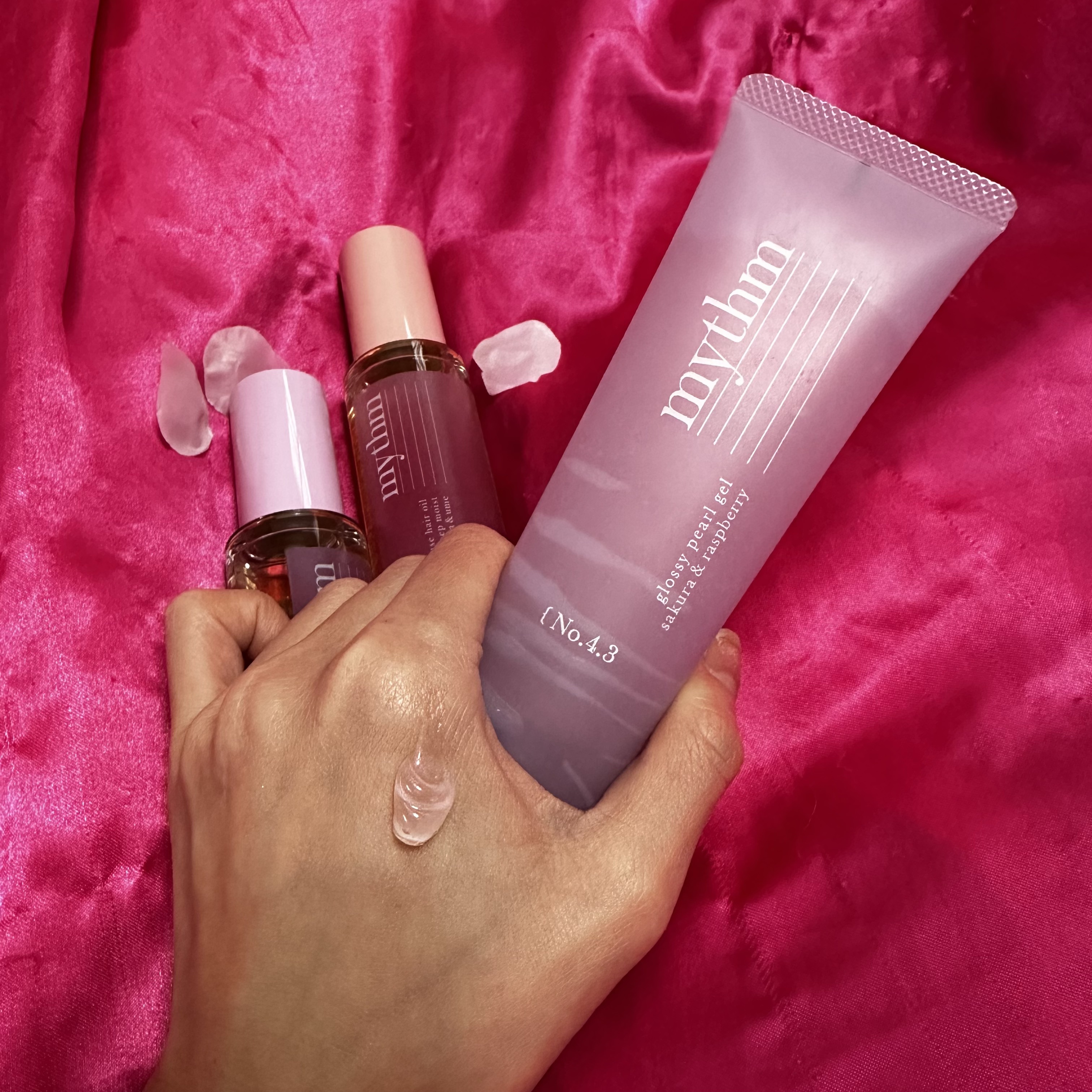 グロッシーパールジェル/mythm/ヘアジェルを使ったクチコミ（2枚目）