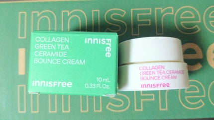 コラーゲン グリーンティー セラミド バウンス クリーム/innisfree/スキンケア・基礎化粧品を使ったクチコミ(1枚目)
