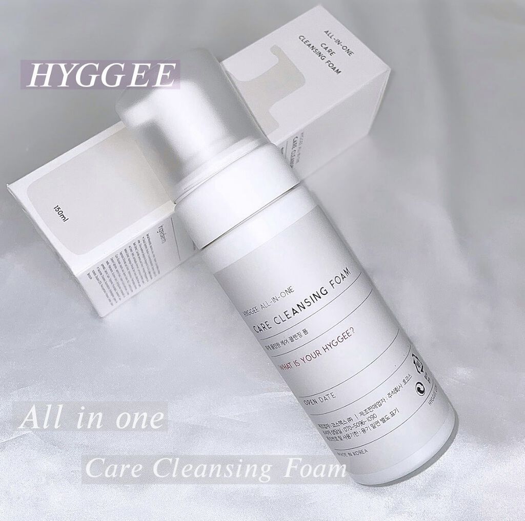 オールインワンケアクレンジングフォーム/HYGGEE/洗顔フォームを使ったクチコミ（1枚目）