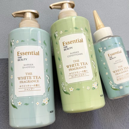 エッセンシャル ザビューティ 髪のキメ美容ウォータートリートメント ホワイトティーの香り/エッセンシャル/アウトバストリートメントを使ったクチコミ(2枚目)