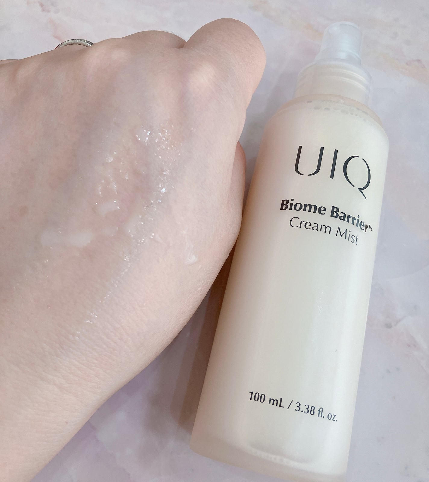 バイオームバリア クリームミスト/UIQ/ミスト状化粧水を使ったクチコミ(1枚目)