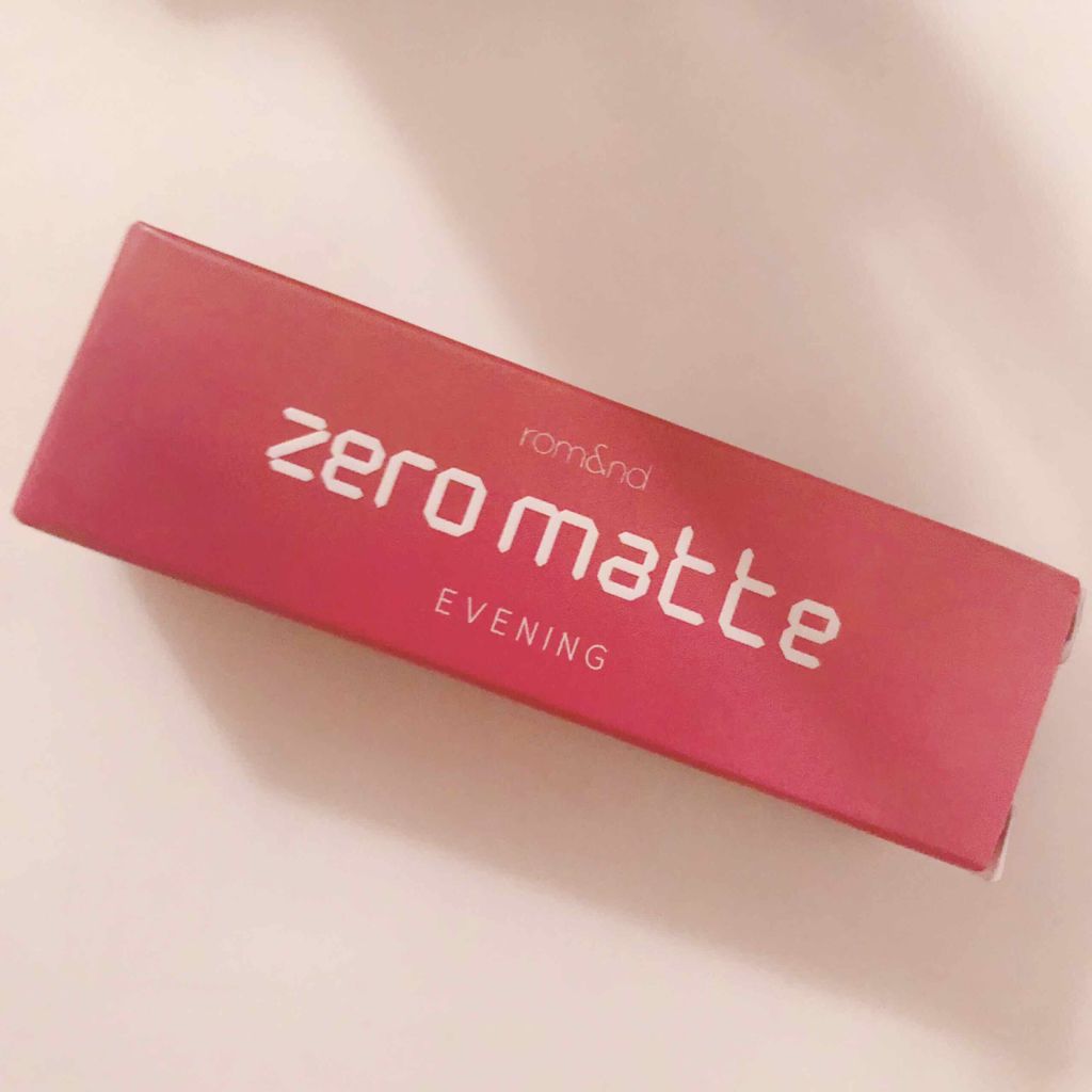 ゼログラムマットリップスティック/rom&nd/口紅を使ったクチコミ（2枚目）